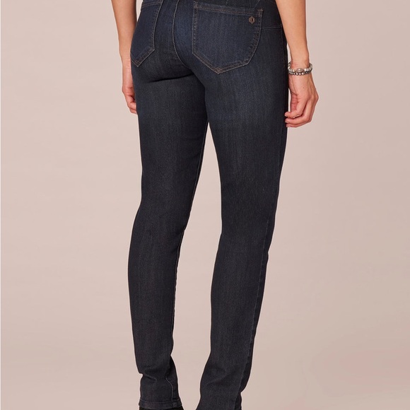 Democracy Ab-Solution Dark Indigo Booty Lift Jeggings Size 6 - Picture 2 of 7